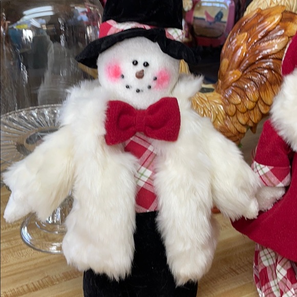 Snowman Couple Christmas Carolers Holiday Decor❤️❤️ - Picture 2 of 16